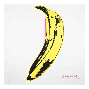 After Andy Warhol, Velvet Underground and Nico Banana, 1997, Screenprint