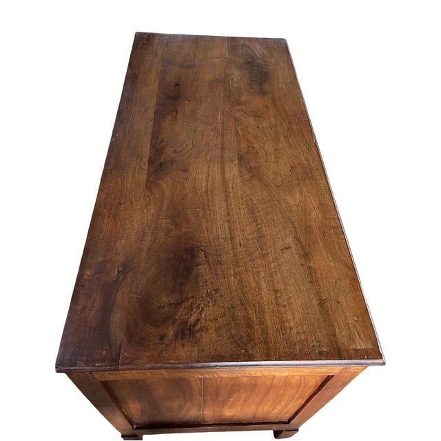 19th Century French Louis XVI Commode in Walnut For Sale - Image 6 of 14