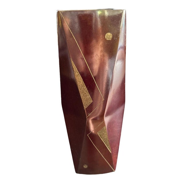 Japanese Vase, Showa Period, 1980s For Sale - Image 9 of 9