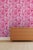 Not Yet Made - Made To Order Floral & the Frog Chinoiserie Grasscloth Wallpaper by House Party | Cherry Blossom Pink | 8 Yards For Sale - Image 5 of 7
