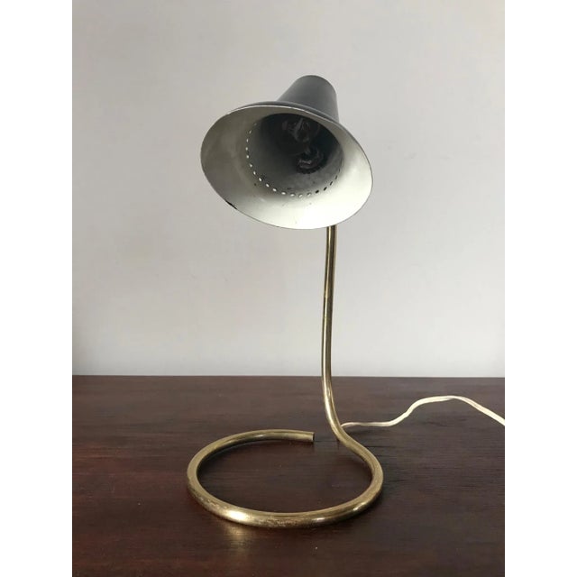 Black Cocotte Lamp with Perforated Shade, 1960s For Sale - Image 3 of 15