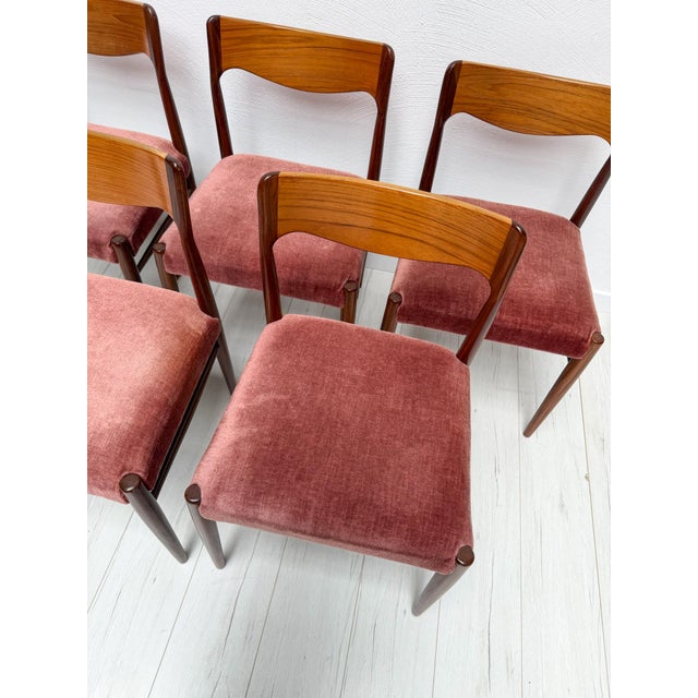 Mid-Century Danish Dining Chairs in Teak, 1960s, Set of 6 For Sale - Image 6 of 11