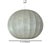 Very large mid century cocoon pendant light dimensions: height 75 cm (cable can be shortened) diameter 61 cm one bulb (e26...
