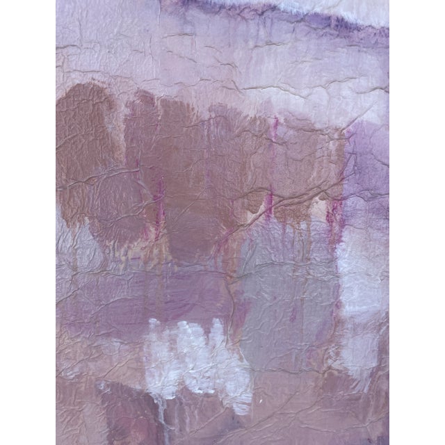 Textile Large Mixed Media Art From 80's by Christine E. Alfery For Sale - Image 7 of 12