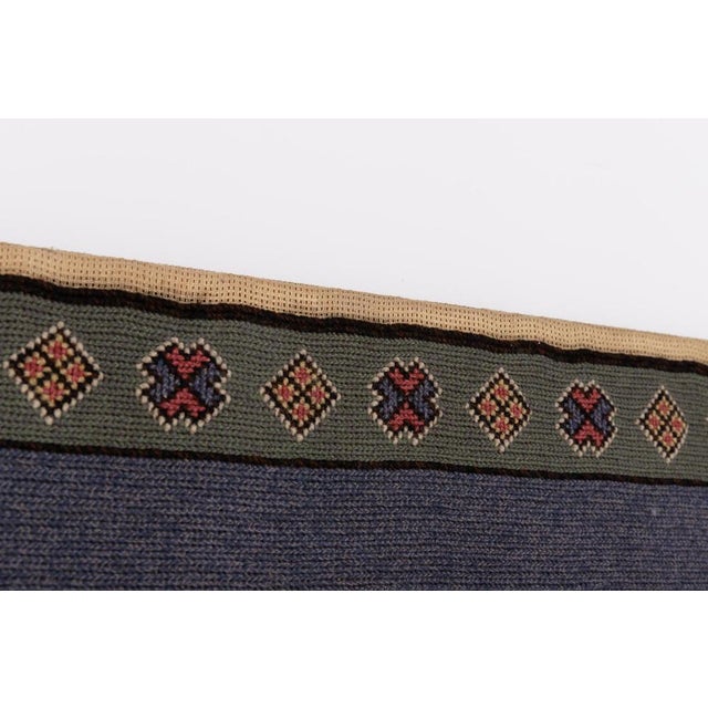 Unique hand woven large wall art panel with Ethnic motives, Sweden 1938. Marked with artist initials.Condition Good. I...