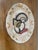 Shabby Chic Vintage Hand-Painted Embossed Ceramic Turkey Serving Platter For Sale - Image 3 of 3