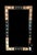 Shabby Chic Large Moroccan Rectangular Wall Mirror, Expresso Brown Wood, Orange With Silver Embellishments For Sale - Image 3 of 12