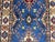 Cream Blue and Cream Kazak Wool Runner Rug With Tribal Medallions, 2'8" X 6'11" For Sale - Image 8 of 14