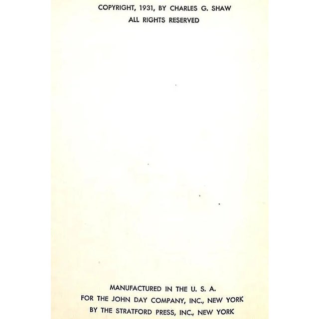 Traditional "Night Life: Vanity Fair's Intimate Guide to New York After Dark" 1931 Shaw, Charles G. For Sale - Image 3 of 11
