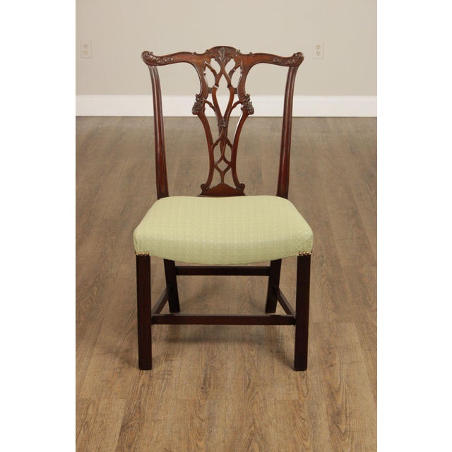 Chippendale Style Mahogany Side Chair For Sale - Image 12 of 12