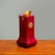 Mid-Century Modern Aldo Tura, Italian Mid-Century Modern, Carafe, Brass, Red Lacquered Goatskin For Sale - Image 3 of 10