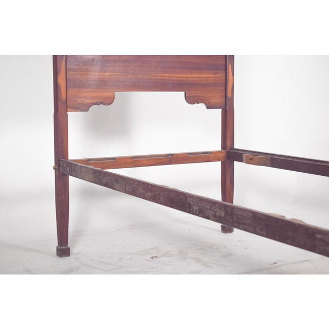 Brown Portuguese Rosewood Double Bed, 1890 For Sale - Image 8 of 14