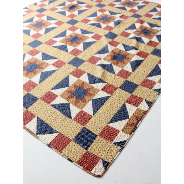 Textile Vintage Americana Quilt For Sale - Image 7 of 12