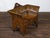 Moorish Style Moroccan 1900s Armchair with Mother of Pearl Geometric Inlay For Sale - Image 10 of 12