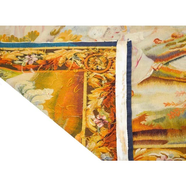 19th Century French Aubusson Tapestry For Sale - Image 11 of 13