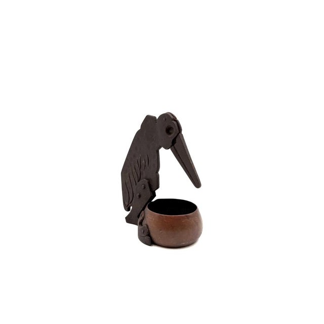 Brown Art Nouveau Marabou Shaped Cigar Cutter and Ashtray from Ignatius Taschner, Germany, 1910 For Sale - Image 8 of 14