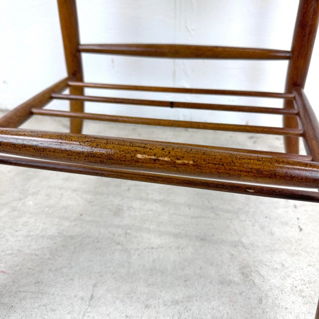 Vintage Spindle Back Cane Seat Dining Chair For Sale - Image 9 of 12