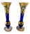 Elevate your collection with this refined pair of Murano glass bud vases, each one individually hand-blown and...