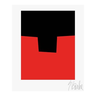 Black Joins Red Fine Art Print 16" X 20" by Liz Roache For Sale