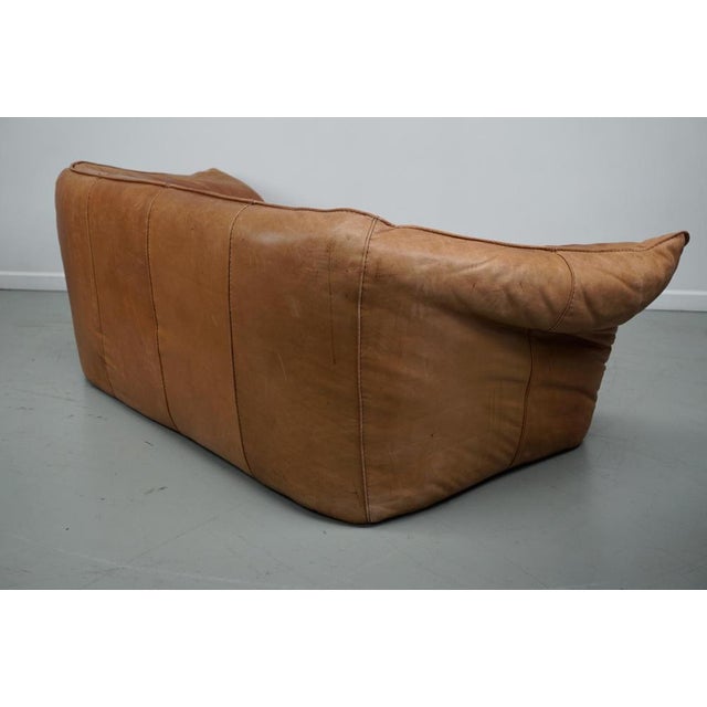 CognacLeather Andean Sofa Model Andes by Gerard Van for Montis, 1970s For Sale - Image 10 of 18