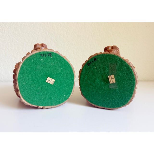 Carved Wood Rams Head Bookends by Sarreid Spain 1970s - A Pair For Sale - Image 11 of 13