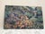 Cornflower Blue Vintage Impressionistic Canvas Wall Art of a Lush French Garden For Sale - Image 8 of 8