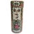 Vintage Chinese Rose Medallion cylindrical vase standing just over 12 inches tall and featuring a classic, vibrant Famille...