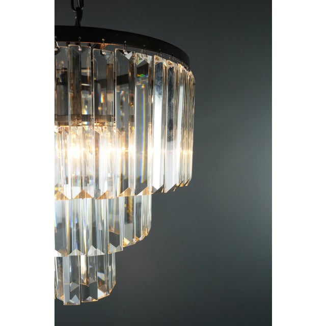 2020s 21st Century Modern Black Round Chandelier Art Nouveau For Sale - Image 5 of 6