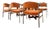 Milo Baughman Attributed Chrome and Walnut Dining Chairs - Set of 8 For Sale