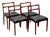 1950s Danish Teak Dining Chairs, in the Style of Johannes Andersen For Sale