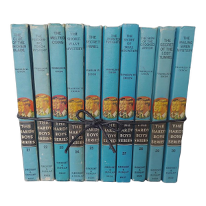 1960s the Hardy Boys Mystery Stories Collection Blue Gift Set, Series # 21-30