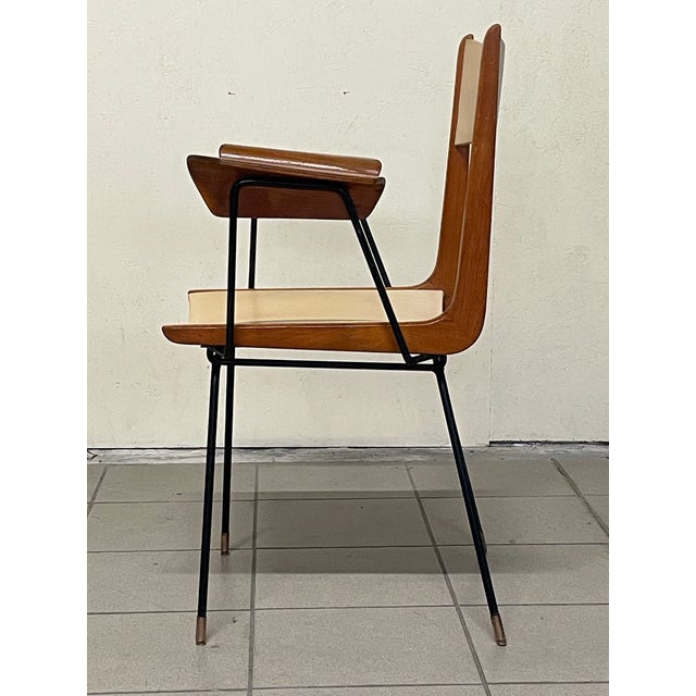Boomerang Desk Chair by Carlo Ratti, 1950s For Sale - Image 6 of 18
