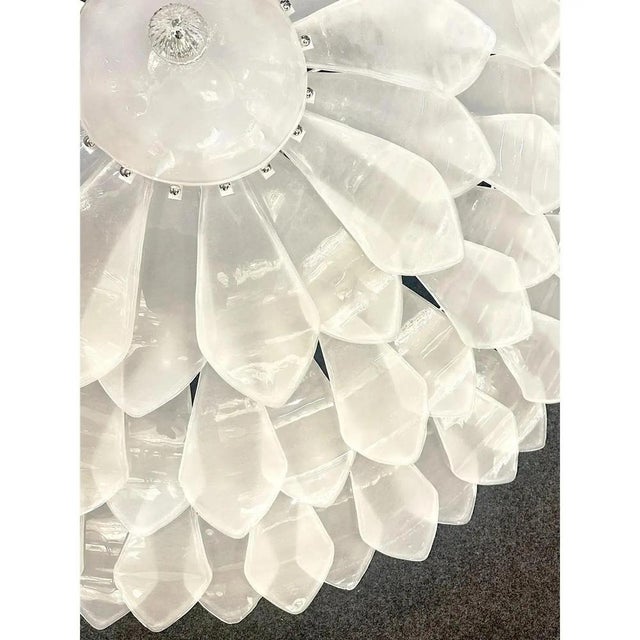 Contemporary Artistic Sanded Glass Flush Mount by Simoeng for Simoeng For Sale - Image 3 of 8