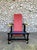 Mid-Century Modern Vintage Red and Blue Armchair by Gerrit Thomas Rietveld, 1970s For Sale - Image 3 of 18