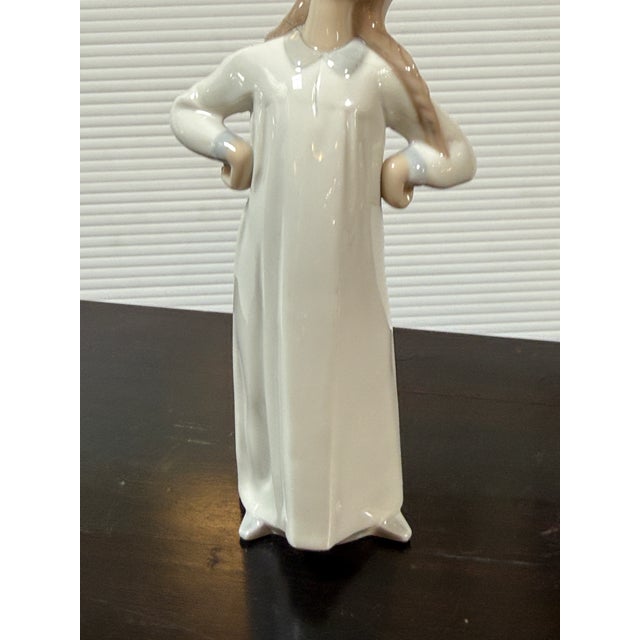 Fulgencio García for Lladró Girl Stretching Porcelain Figurine, Signed For Sale - Image 9 of 12