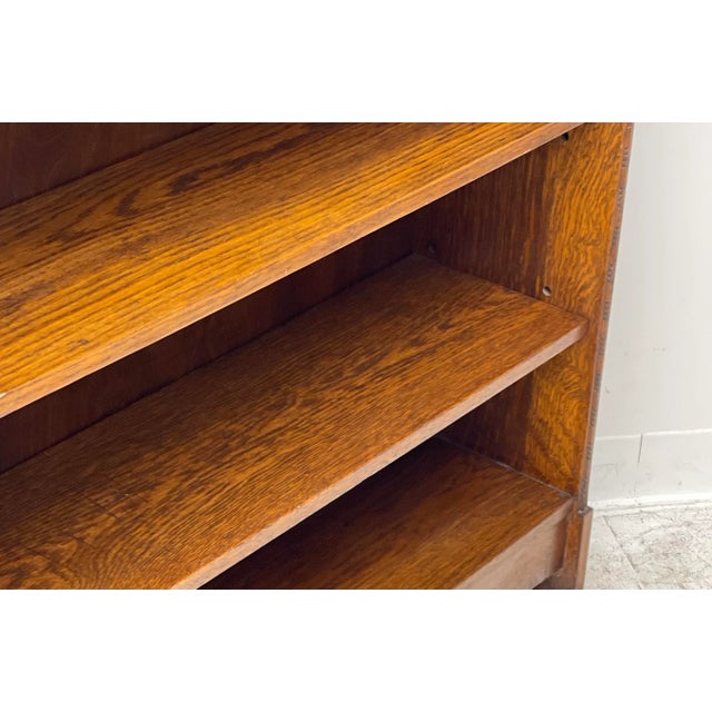 1970s Vintage Traditional English Book Case Uk Import For Sale - Image 5 of 8