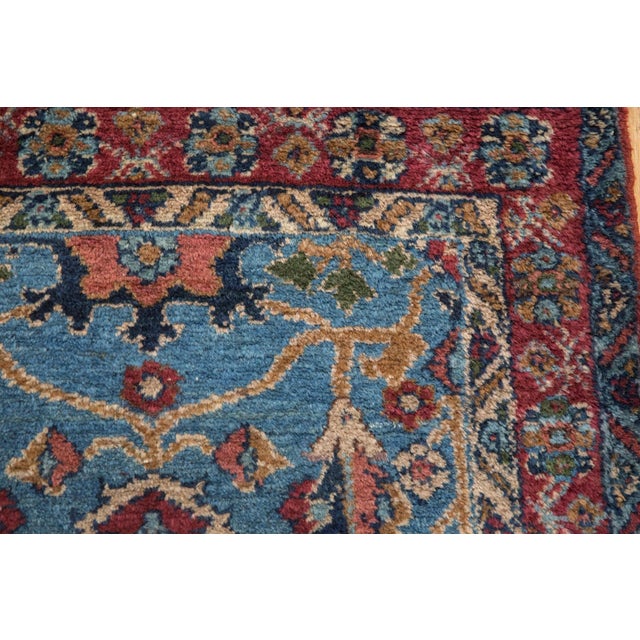 Textile Vintage Fine Bibikabad Rug - 2'7" X 3'11" For Sale - Image 7 of 10