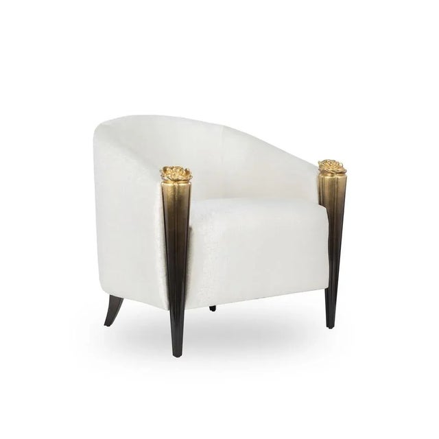 Not Yet Made - Made To Order Blossom Armchair by Memoir Essence For Sale - Image 5 of 6