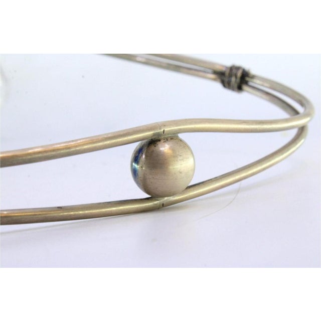 Silver Glass Candy Box with Applications For Sale - Image 3 of 8