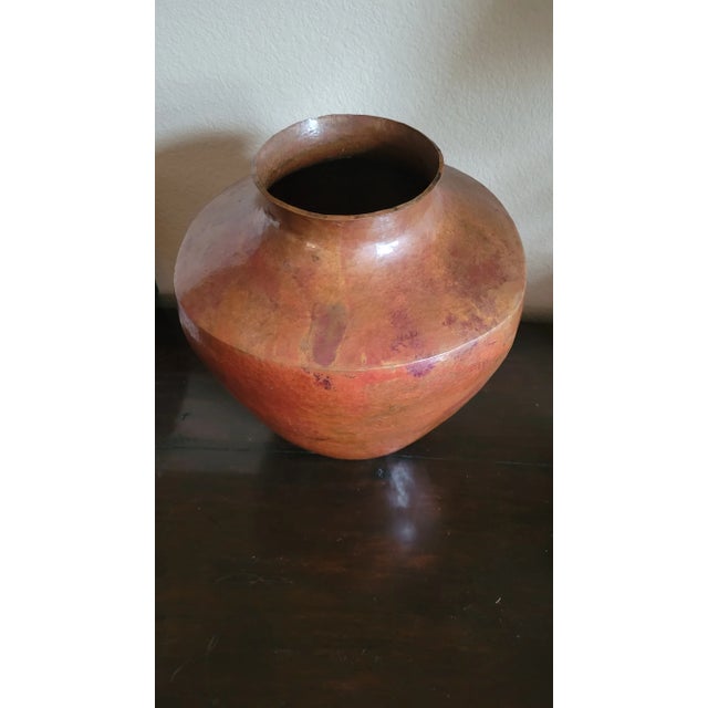 Vintage Copper Decorative Vase/Urn For Sale - Image 10 of 12