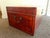 Late 19th Century Antique Chinese Qing Era Red Leather Trunk or Coffee Table For Sale - Image 5 of 12