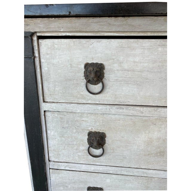 19th Century French Empire Chest of Drawers With Marble Top For Sale - Image 4 of 8