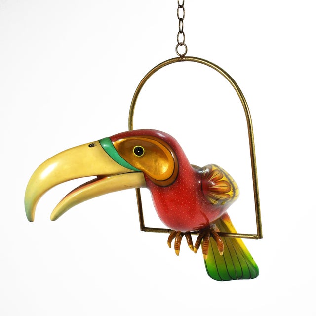 Metal Sergio Bustamante Style Toucan For Sale - Image 7 of 12