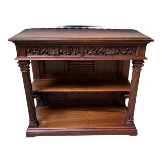 Antique Neo-Gothic Credenza, 1880 For Sale