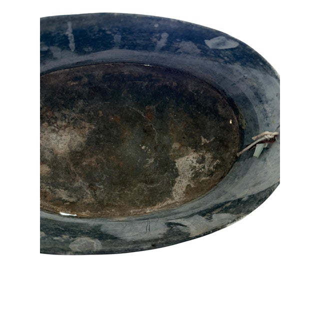 Antique French Repousse' Brass Jardiniere Planter 19th Century With Liner For Sale - Image 11 of 11