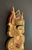 Wood Vintage, Balinese Legong Dancer Hand-Carved Wooden Wall Hanging Decorative Sculpture, Circa 50s For Sale - Image 7 of 12