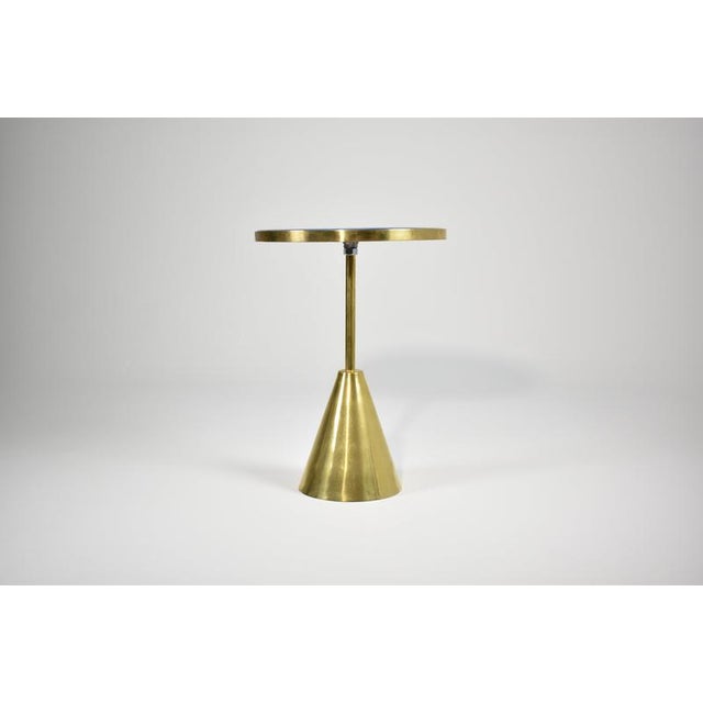 Not Yet Made - Made To Order Halcyon M Trio of Tables in Brass by Jonathan Amar Studio, Set of 3 For Sale - Image 5 of 6