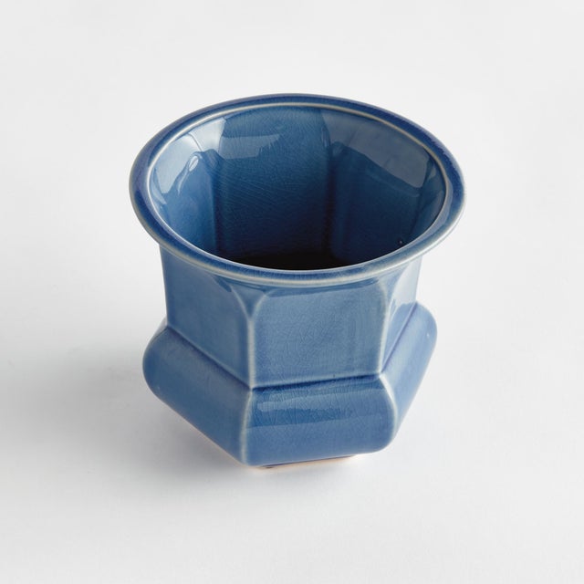 In a traditional English silhouette, this pot has a regal charm. Finished with a rich, reactive glaze, it is a suitable...