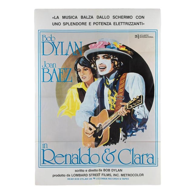 1970s Vintage Italian Two-Fold Renaldo and Clara Poster, 1978 For Sale - Image 5 of 6