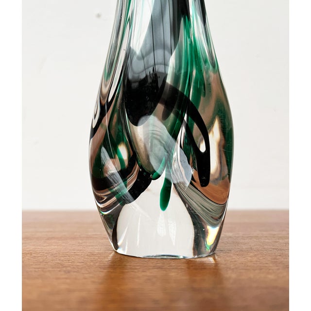 Vintage Art Glass Vase by Max Verboeket for Kristalunie Maastricht, 1970s For Sale - Image 5 of 18